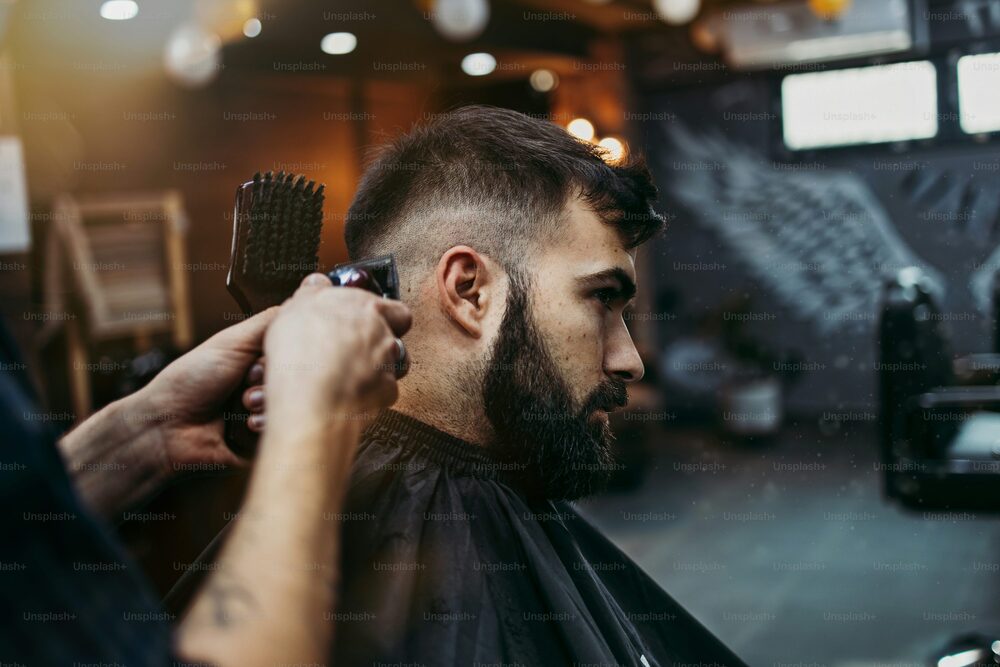 Corte feito na Barbearia Cardoso
