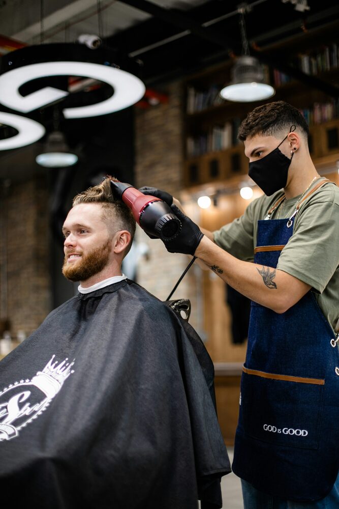 Corte feito na Barbearia Cardoso